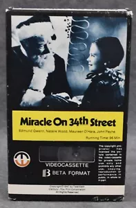 Miracle on 34th Street Betamax Rare 1947 Classic Maureen O'Hara Xmas Holiday Gem - Picture 1 of 5