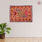 Cotton Embroidery Floral Wall Tapestry Vintage Wall Hanging For Home Decor