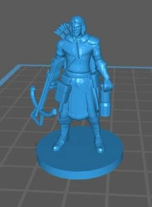 Human Rangers with Crossbows Mini - DND - Pathfinder - Dungeons & Dragons - RPG  - Bild 1 von 12