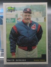North Johnson (Kinston Indians/Checklist) - 1991 Classic Best Minor League #30