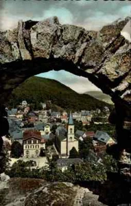 LINDENFELS Odenwald Hessen 1960 Panorama Gesamtansicht Blick von der Burg color - Picture 1 of 2