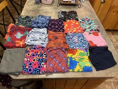 Lote de 16 pares de leggings talla única LuLaRoe OS Foto 1 de 4