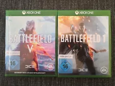 Microsoft Xbox One Spiele, Battlefield 1 + 5, sehr guter Zustand , 100 % UNCUT
