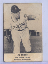 1946 Sunbeam Sacramento Solons Al Smith Single Print