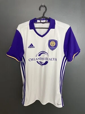 ORLANDO CITY 2016/2017 AWAY FOOTBALL SHIRT ADIDAS SOCCER JERSEY SIZE S ADULT - Image 1 of 4