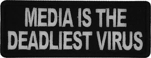 Media is the Deadliest Virus Patch - 4x1.5 inch - P6827 - Bild 1 von 5