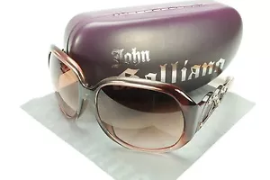 Neue authentische John Galliano Sonnenbrille Gestell JG12 74F braun Acetat Made in Italy - Bild 1 von 7