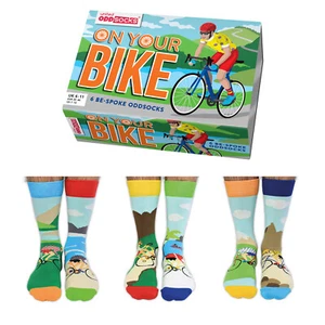 On Your Bike Fahrrad Oddsocks Socken in 39-46 im 6er Set - Bild 1 von 3