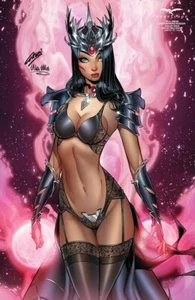 GRIMM SPOTLIGHT IRON MAIDEN (NM) PAUL GREEN 2022 Diamante ORO LE 199 Zenescope - Imagen 1 de 2