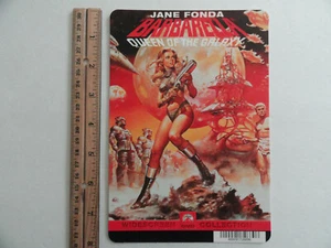BARBARELLA QUEEN OF THE GALAXY - BLOCKBUSTER VIDEO BACKER CARD 5"X8" - NO MOVIE - Bild 1 von 3