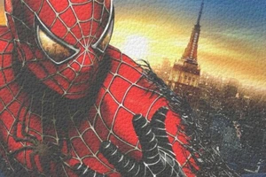 Tovaglietta americana ecopelle Spiderman -  per scuola colazione casa  placemat - Foto 1 di 2