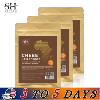 PACK DE CRECIMIENTO DE CABELLO NATURAL-POLVO PARA CHEBE 200g y 300g Polvo Chad Chebe Africano Foto 1 de 4