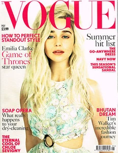 VOGUE UK May 2015 EMILIA CLARKE Karen Elson HOLLIE-MAY SAKER Chloe Sevigny @ NEW - Picture 1 of 9