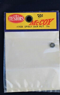  NIP Vintage Factory McCoy Red Head Need.e Valve Spray Bar Retaining Nut Sealed  - Image 1 of 2