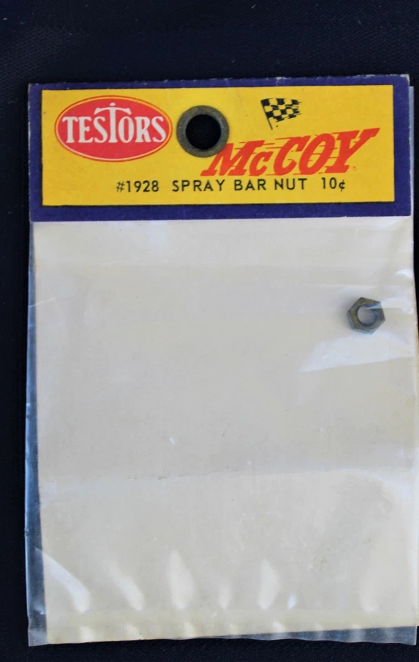  NIP Vintage Factory McCoy Red Head Need.e Valve Spray Bar Retaining Nut Sealed  - Image 1 of 2
