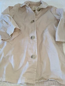 Peek Fleur girls sz. XL khaki lightweight coat. Great quality and details - Picture 1 of 7