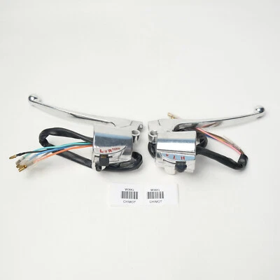 Par de interruptores de manija RL para Honda CB100 CB125 CL125 CL100 CL90 CD90 S90 CS90 SS125 Foto 1 de 4