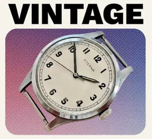 Vintage ETERNA big swiss watch 37mm rar cal 852 - Bild 1 von 8