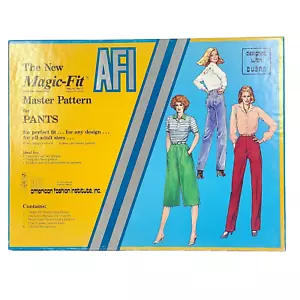AFI The New Magic Fit Master Pattern per Pantaloni Design con Dusan Vintage NUOVO - Foto 1 di 4