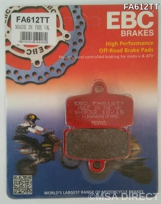 Pastillas de freno de disco delanteras de carbono EBC se adaptan a la KTM Freeride 350 (2012 a 2017) Foto 1 de 2