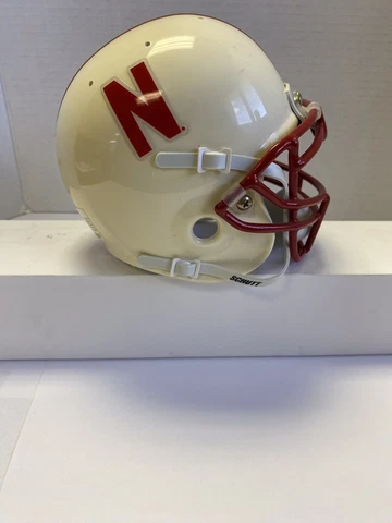 NEBRASKA CORNHUSKERS AUTHENTIC MINI FOOTBALL HELMET Cover