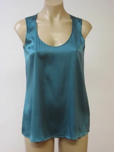 EILEEN FISHER Silk Stretch Soft V Neck Sleeveless Tank Top XS X Small NWT $168 - Imagen 1 de 4
