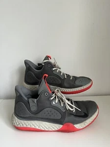 Nike KD Trey 5 VII Grey Red UK Size 8 Basketball Sports Training - Picture 1 of 13
