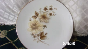 VintageTaylor Smith & Taylor "Victoria" Floral Ironstone 10"  DINNER PLATE - Picture 1 of 6