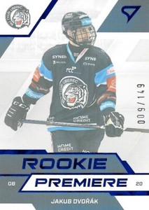 Jakub Dvorak, 22-23 czech Rookie Card /149, Los Angeles Kings DRAFT 2023