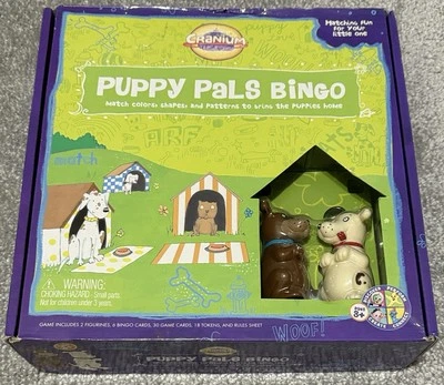 Cranium Puppy Pals Bingo Colors Shapes Patterns Complete Game Age 3+, 2 Players - Image 1 of 4