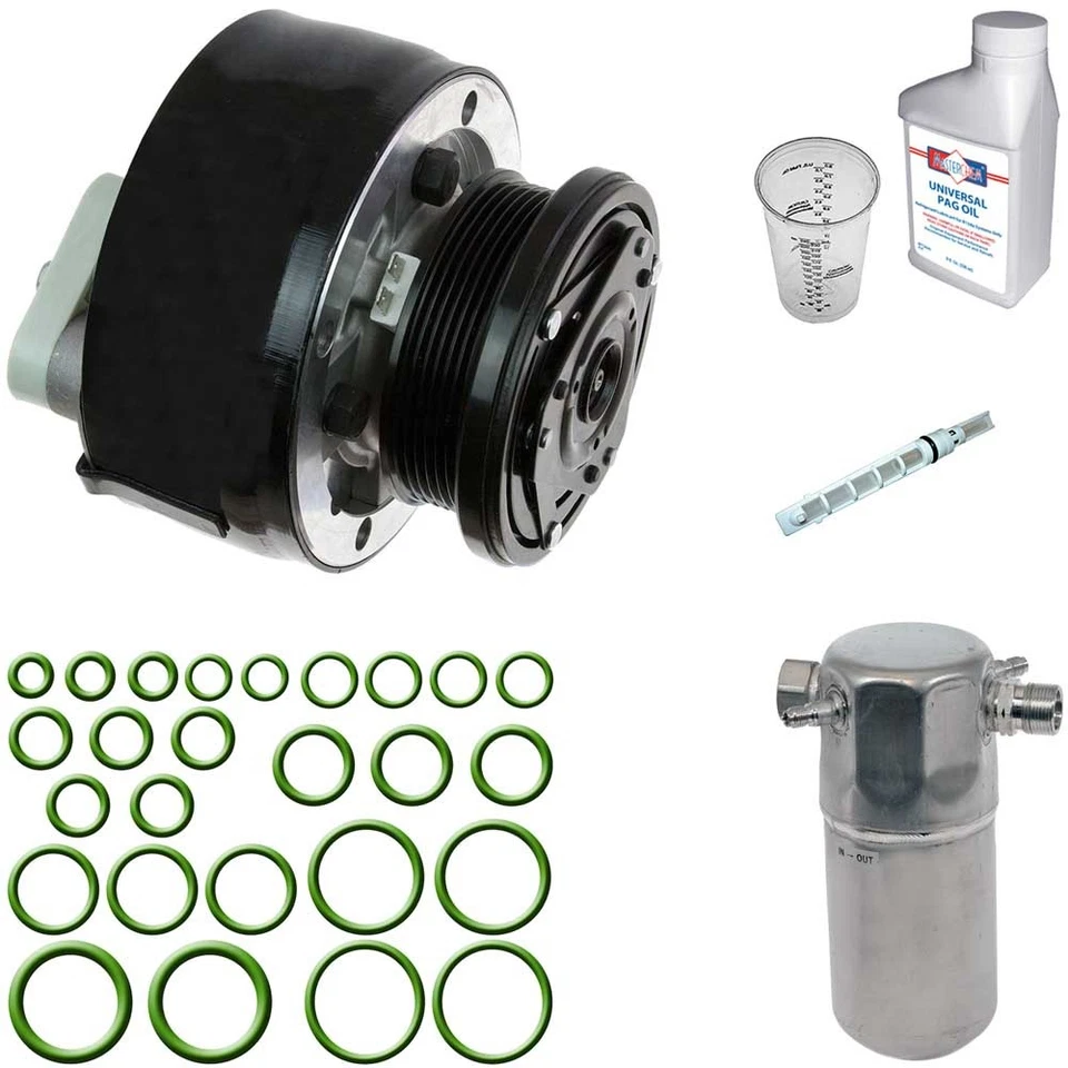 Compressor CA Omega com kit de reparo AC para Chevrolet S10 Oldsmobile Bravada - Imagem 1 de 1