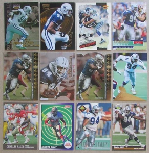 Charles Haley lotto di 12 carte Dallas Cowboys San Francisco 49ers NFL - Foto 1 di 2