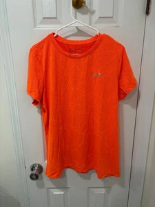 Under Armour - Donna - Top Heat Gear Activewear - XL - Arancione - Foto 1 di 6