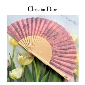 Christian Dior PARIS Novelty 2024 DIORIVIERA Folding Fan Japanese Sensu - Picture 1 of 12
