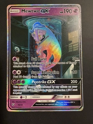 Mewtwo GX (Secret Shining) 78/73 Shining Legends Holo - Image 1 of 2