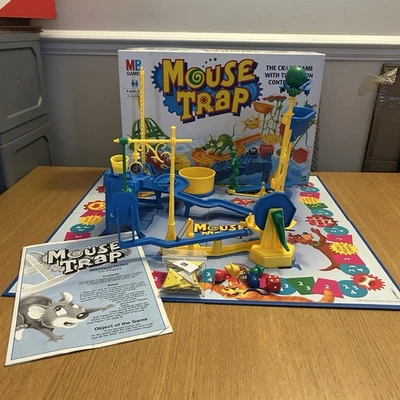 Mouse Trap Board Game 1999 MB Games Complete Except 3 Cheese Pieces - Image 1 of 4
