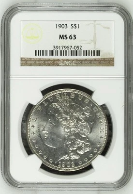 1903 Morgan Silver Dollar NGC MS-63 - Image 1 of 2