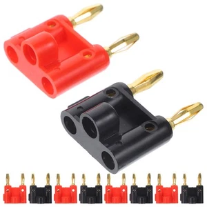 10 Stück Bananenstecker Clip Stecker Stecker Stapelbar Stecker Klinke Adapter - Bild 1 von 12