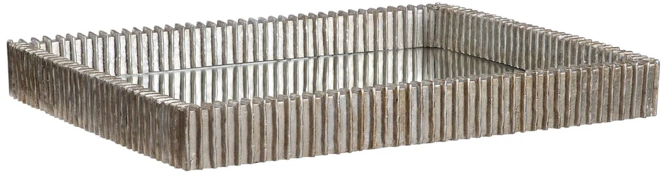 Uttermost Talmage Silver Leaf Rectangular Decorative Tray - Image 1 of 1