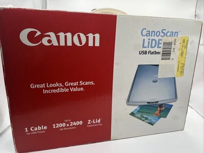 Canon CanoScan LiDE 30 USB Flatbed Scanner 1200x1400 Color dpi Open Box - Image 1 of 4