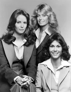 Charlie’s Angels Cast Farrah Fawcett Portrait Photograph Photo Poster Art Print - Picture 1 of 3