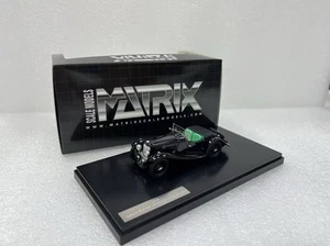 Matrix 1: 43 Aston Martin 1938 vintage car resin model Black - Picture 1 of 3