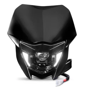 LED Headlight DRL Bike For Yamaha WR450F WR250F 2017 2018 2019 2020-2024 Enduro - Picture 1 of 12