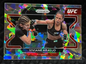 Prizm Panini Viviane Araujo 2022 Cracked Ice Prizm #62 Flyweight - Imagen 1 de 2