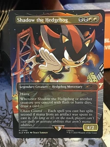 Shadow the Hedgehog FOIL #2086 NM/M MTG Magic Secret Lair Sonic Sega - Bild 1 von 1