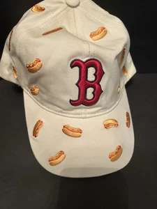 EDICIÓN LIMITADA — BOSTON RED SOX Boleto Especial "HOT DOG" Sombrero Blanco MLB - Imagen 1 de 8