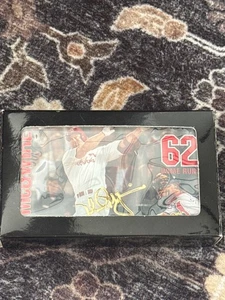 Mark McGwire Authentic Images 24k Gold Signature - 62 Home Runs Card 9/8/1998 SP - Picture 1 of 1