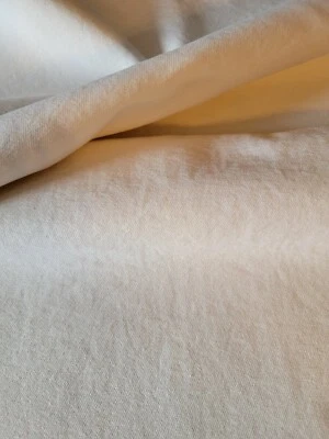  WHITE DENIM  COTTON CANVAS  HOME DECOR  FABRIC - Image 1 of 3