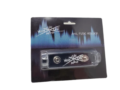 Sky High Car Audio 1/0 Gauge Ring Terminal ANL Fuse Holder Nickel Plated W/Fuses - Image 1 of 4