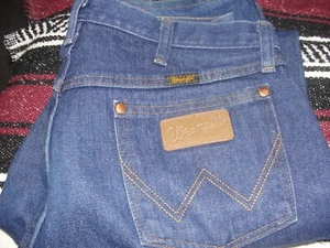  Wrangler Jeans Herren 32x30 Cowboy Schnitt Slim Fit Western Work Denim  - Bild 1 von 11
